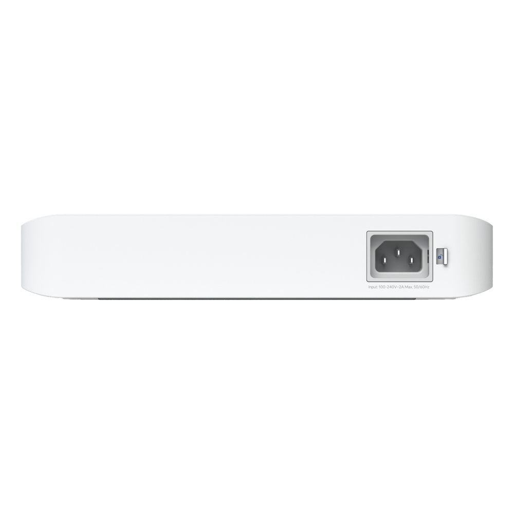 UniFi Switch USW-Pro-8-POE Capa 3, 8 puertos PoE 802.3at/bt + 2 puertos 1/10G SFP+, 120W, pantalla táctil informativa
