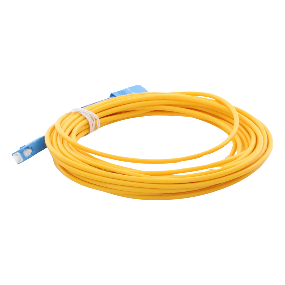 Jumper de Fibra Óptica Monomodo SC/UPC-SC/UPC Simplex de 6 Metros (19.69 Pies), 3mm