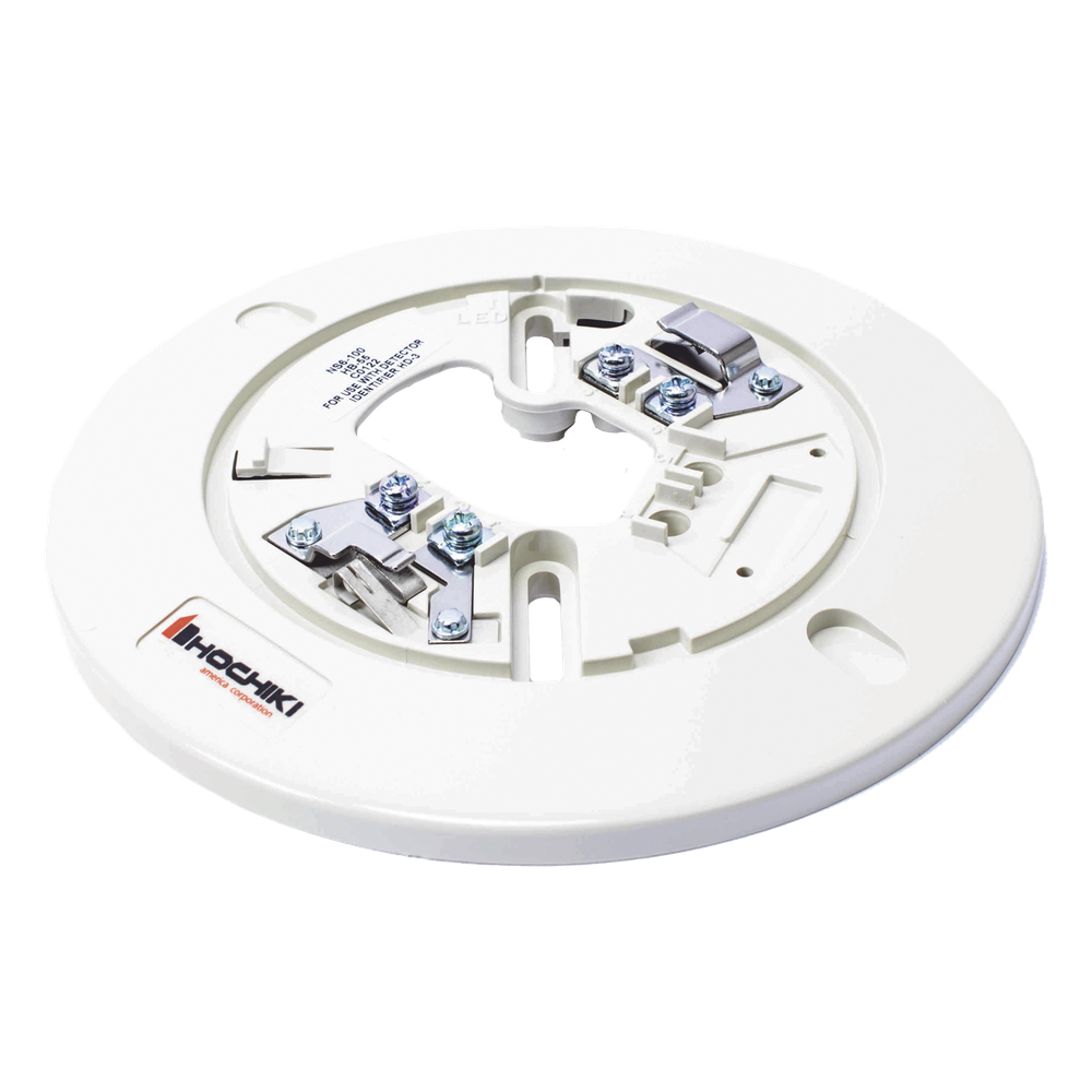 Base Para Detector Convencional Hochiki, Diámetro 6", 2 Hilos, 24 Vcd (0300-04070 IT), Color Hueso