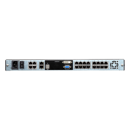 Consola KVM over IP | 16 Puertos | Dual Rail | 19” LCD | Dual NIC | Cat5 | Acceso Remoto
