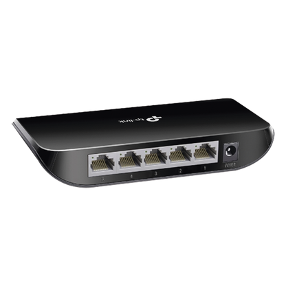Switch de escritorio 5 puertos 10/100/1000 Mbps