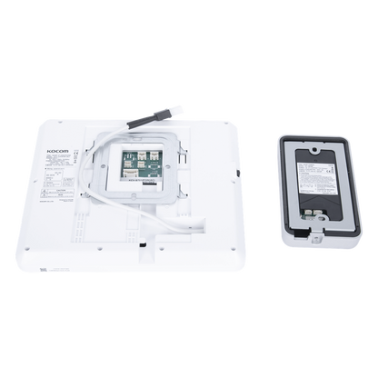 KIT DE VIDEOPORTERO IP COLOR BLANCO / Apertura con app / Súper elegante / Monitor WIFI / Alimentación 110vca