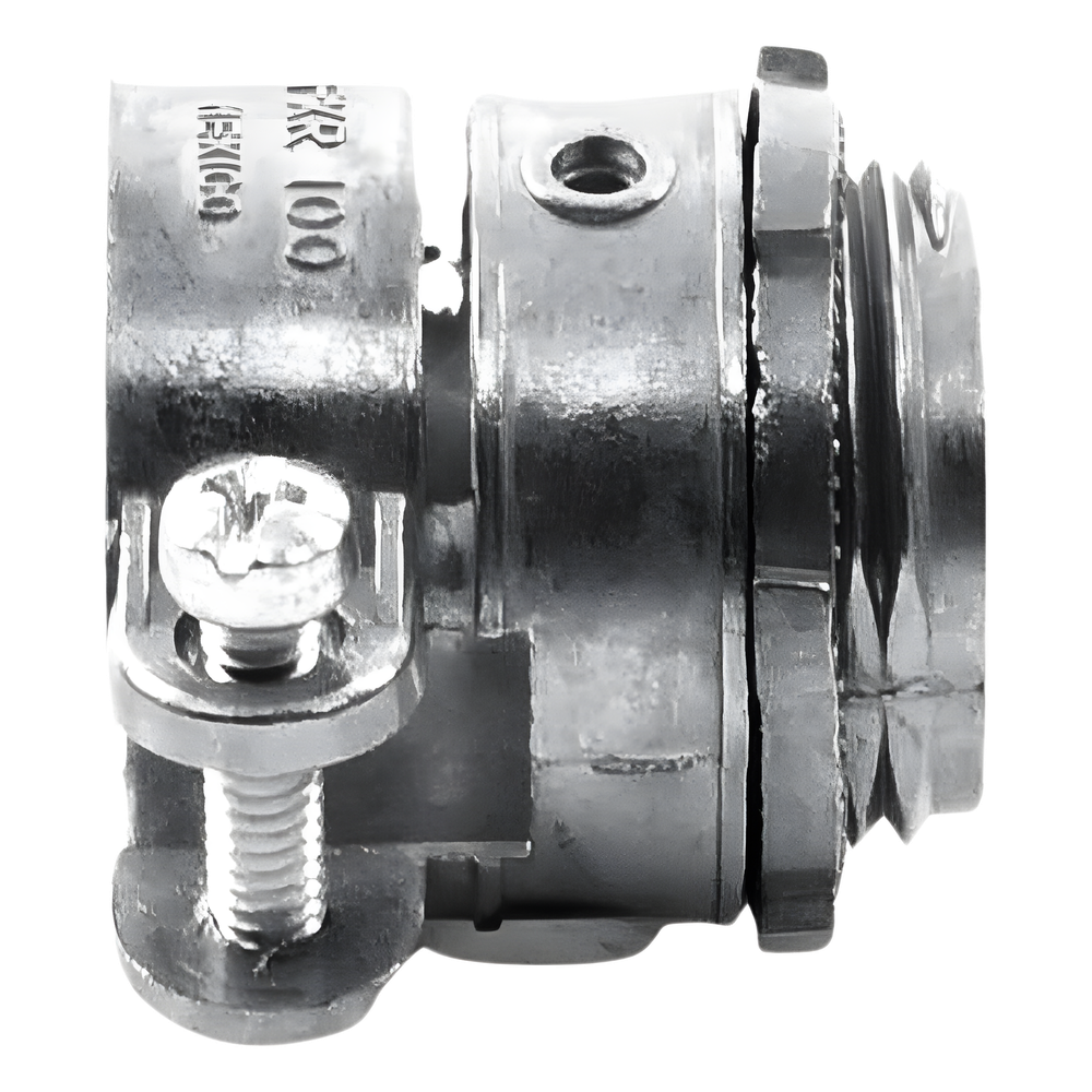 Conector recto para tubo flexible de 1" (25 mm).