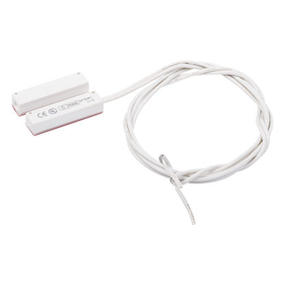 Contacto magnético para puertas y ventanas con cable de 45 cm color blanco / GAP: 13 mm