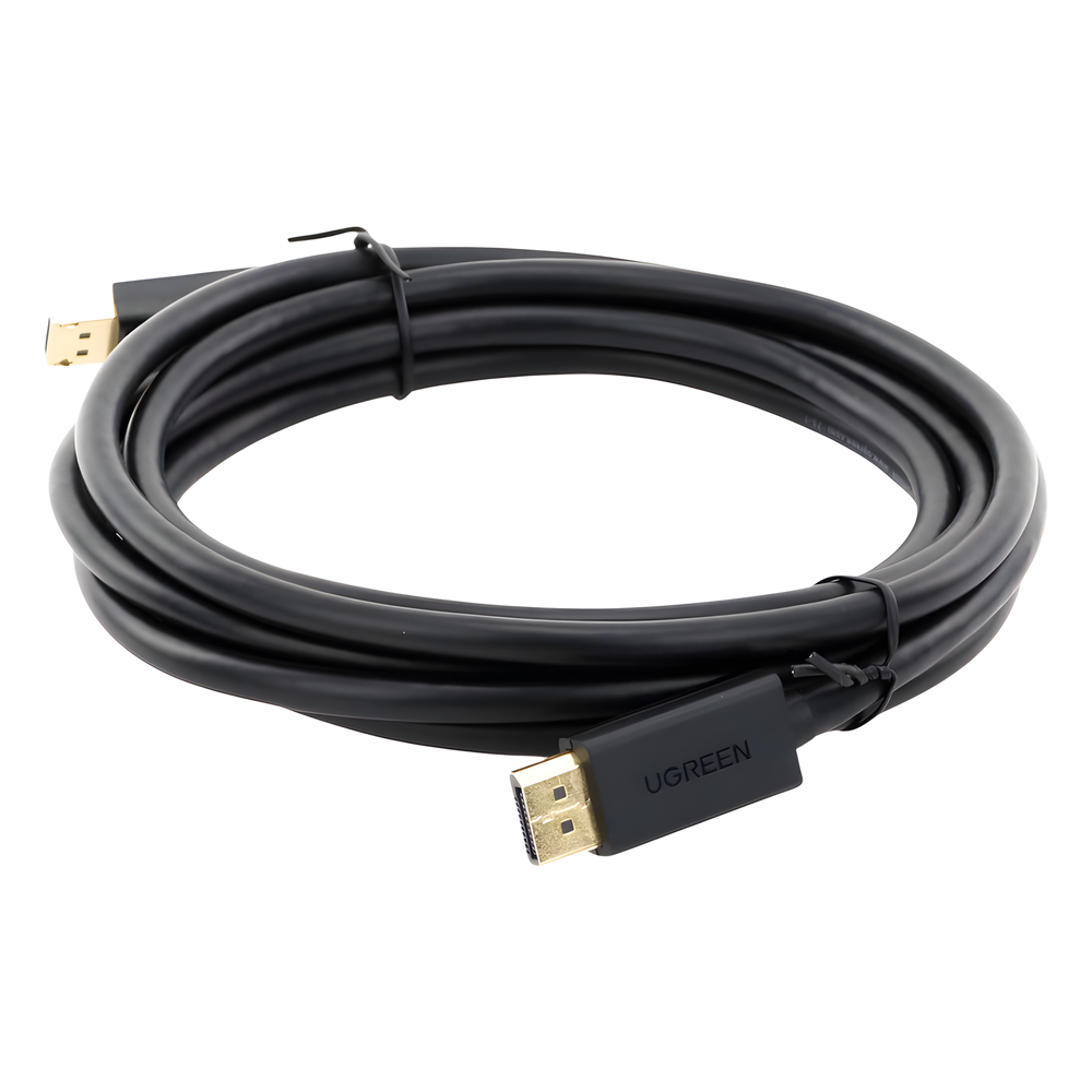 Cable DisplayPort 1.2 Macho a Macho | Longitud 3 Metros (9.84 Pies) | Versión DP1.2 | Soporta 4K@60Hz; 2K@144Hz | Soporta 3D | Color Profundo de 8 y
