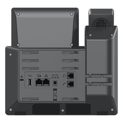 Teléfono IP Wi-Fi, Grado Operador, 8 líneas SIP con 4 cuentas, pantalla a color 2.8", puertos Gigabit, Bluetooth, PoE, codec Opus, IPV4/IPV6 con