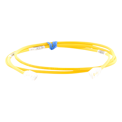 Cable de Parcheo TX6, UTP Cat6, Diámetro Reducido (28AWG), Color Amarillo, 1.22 Metros (4 Pies)