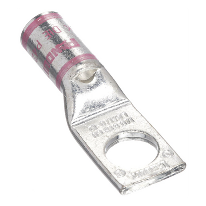 Zapata de compresión LCA1/0-12-X, para cal. 1/0 Awg, Barreno para tornillo prisionero de 1/2, 1 Pz