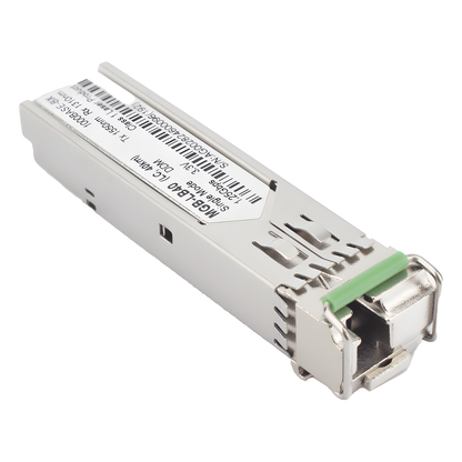 Transceptor mini-Gbic SFP 1G LC TX:1550nm RX:1310 para fibra Mono Modo 40 Km WDM, Requiere MGB-LA40