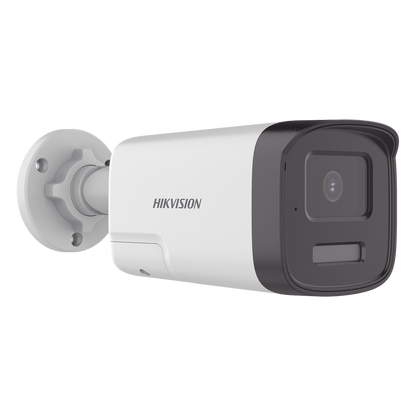[Audio Bidireccional + Dual Light + ColorVu] Bala TURBOHD 3K (5 Megapixel) / Lente 3.6 mm / 40 mts IR EXIR + 40 mts Luz Blanca / Micrófono y Bocina