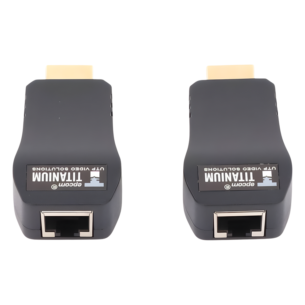 Kit Extensor 25m convertidor Señal HDMI a UTP (Cat5e/Cat 6) / Calidad PREMIUM
