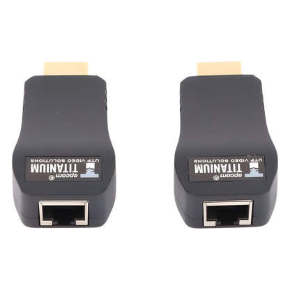 Kit Extensor 25m convertidor Señal HDMI a UTP (Cat5e/Cat 6) / Calidad PREMIUM