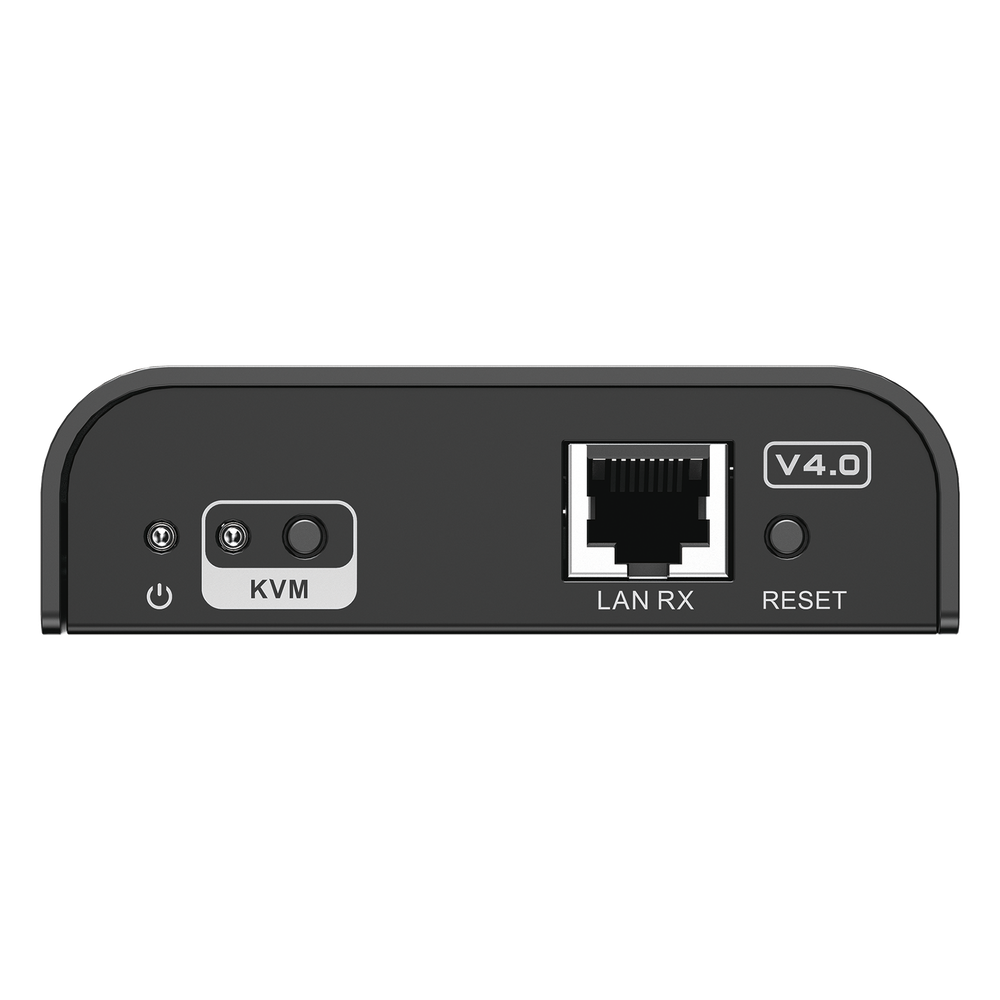 Receptor Compatible para Kits TT373KVM4.0 | Resolución 1080P @ 60 Hz | Soporta STP y UTP CAT6 | Control IR | Compatible con Switch Gigabit para