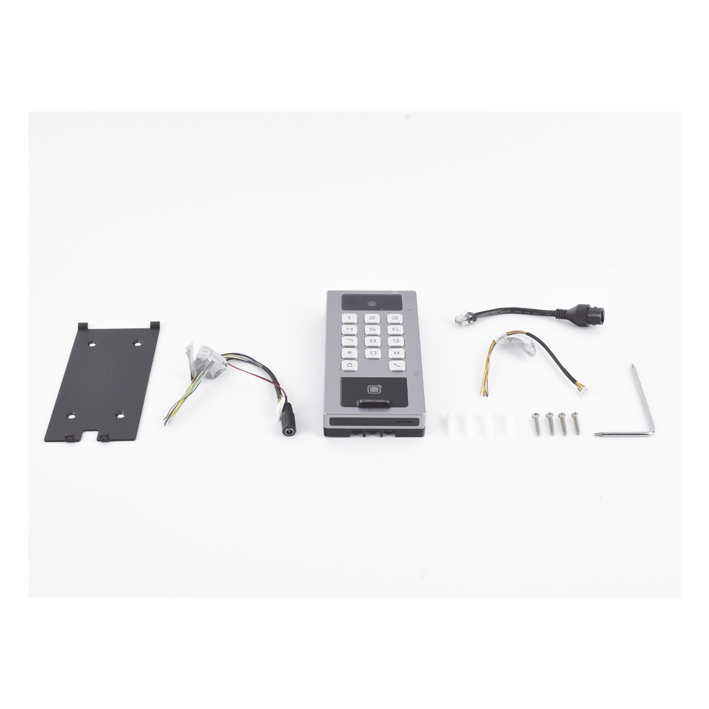 (PoE / 2 Relays) Terminal de Control de Acceso / Videoportero Multiapartamento Llamada a App / Teclado / Exterior Antivandálico IP65 & IK09 / Huella
