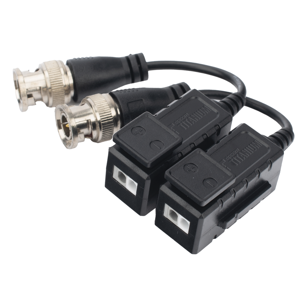 Kit de Transceptores (Baluns) con Terminal PUSH SUPERIOR, Resolución 4K , Cable flexible COAXIAL Blindado / COAXITRON / AUDIO POR COAXITRON / Menu