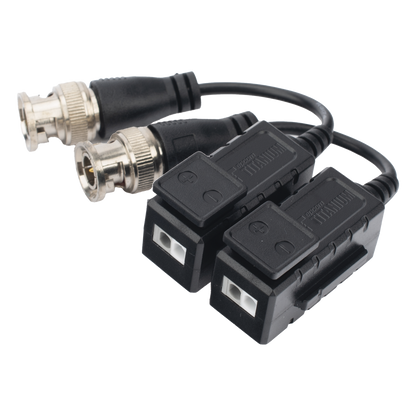 Kit de Transceptores (Baluns) con Terminal PUSH SUPERIOR, Resolución 4K , Cable flexible COAXIAL Blindado / COAXITRON / AUDIO POR COAXITRON / Menu