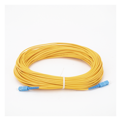 Jumper de Fibra Óptica Monomodo SC/UPC-SC/UPC Simplex de 40 Metros (131.23 Pies), 3mm