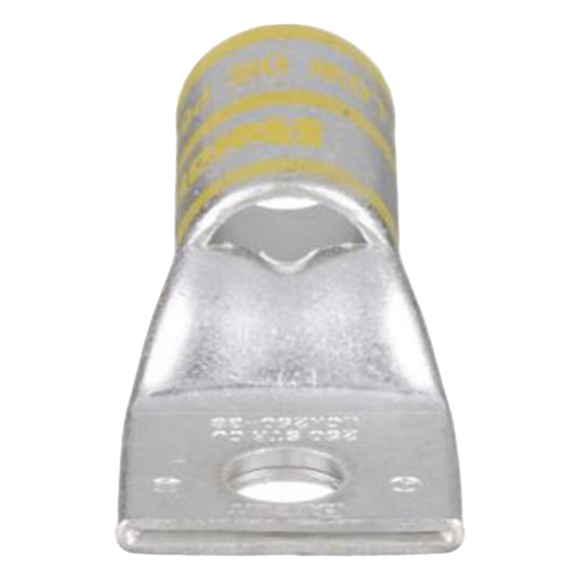 Zapata de compresión LCA250-38-X para cal. 250Kcm, Barreno para tornillo prisionero de 3/8, 1 Pz