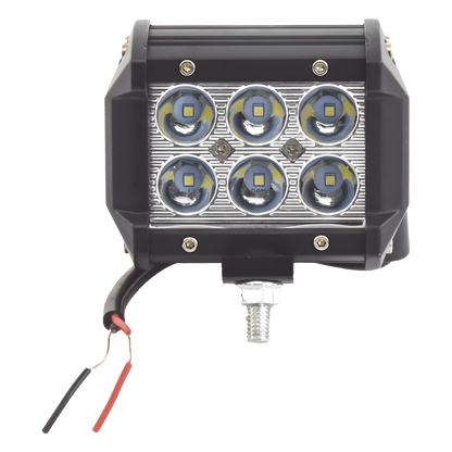 Luz de Trabajo de 6 LED, 1500 Lúmenes, 9 Watts, 10-30 Vcc, IP67, 4 pulgadas