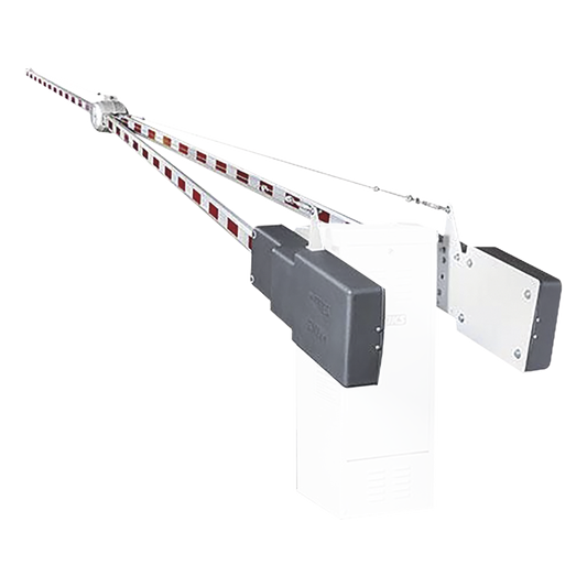 Brazo Octogonal de Aluminio de 3 Piezas / Longitud 27 pies / Solo Compatible con Barrera 1602