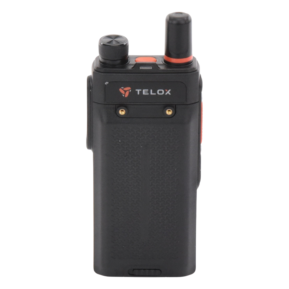 Radio PoC 4G LTE TELOX TE320 / Audio 3W con Cancelación de Ruido / IP67 Resistente a Agua y Polvo / Batería 4000 mAh (48 hrs) / Doble SIM LTE Global