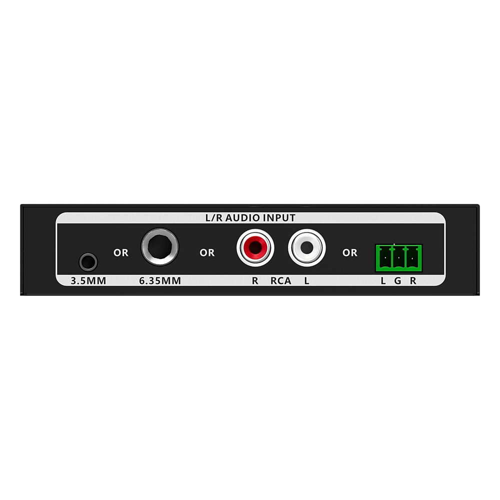 Extensor de Audio sobre IP | PCM 2.0 | 120 m | Matriz Flexible 1 a 1 / 1 a N / N a N | Interfaces Profesionales | Protección ESD | Solo Transmisor