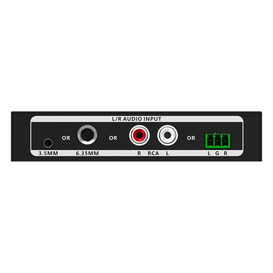 Extensor de Audio sobre IP | PCM 2.0 | 120 m | Matriz Flexible 1 a 1 / 1 a N / N a N | Interfaces Profesionales | Protección ESD | Solo Transmisor