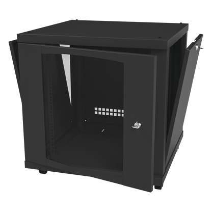 Gabinete Profesional para Telecomunicaciones de 12UR, 638 mm Profundidad.