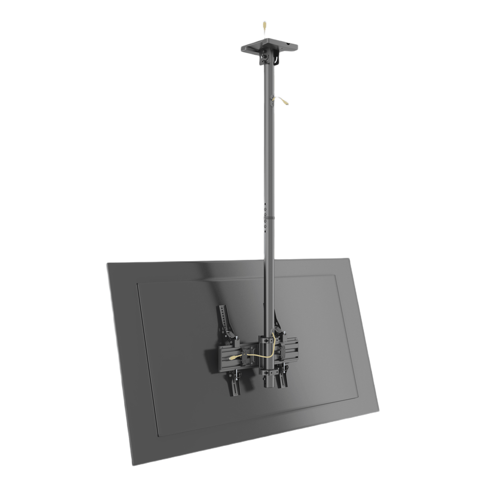 Montaje de Techo para Pantallas de 32"- 75I"| VESA 100 X 100 HASTA 400 X 400| Capacidad Máxima de Carga 50Kg