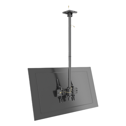 Montaje de Techo para Pantallas de 32"- 75I"| VESA 100 X 100 HASTA 400 X 400| Capacidad Máxima de Carga 50Kg