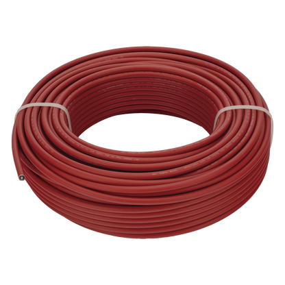 Cable Fotovoltaico Rojo/ Cobre Estañado / 4 mm² (12 AWG) / 2000V / Rollo de 50 m / / UL 4703 y TUV