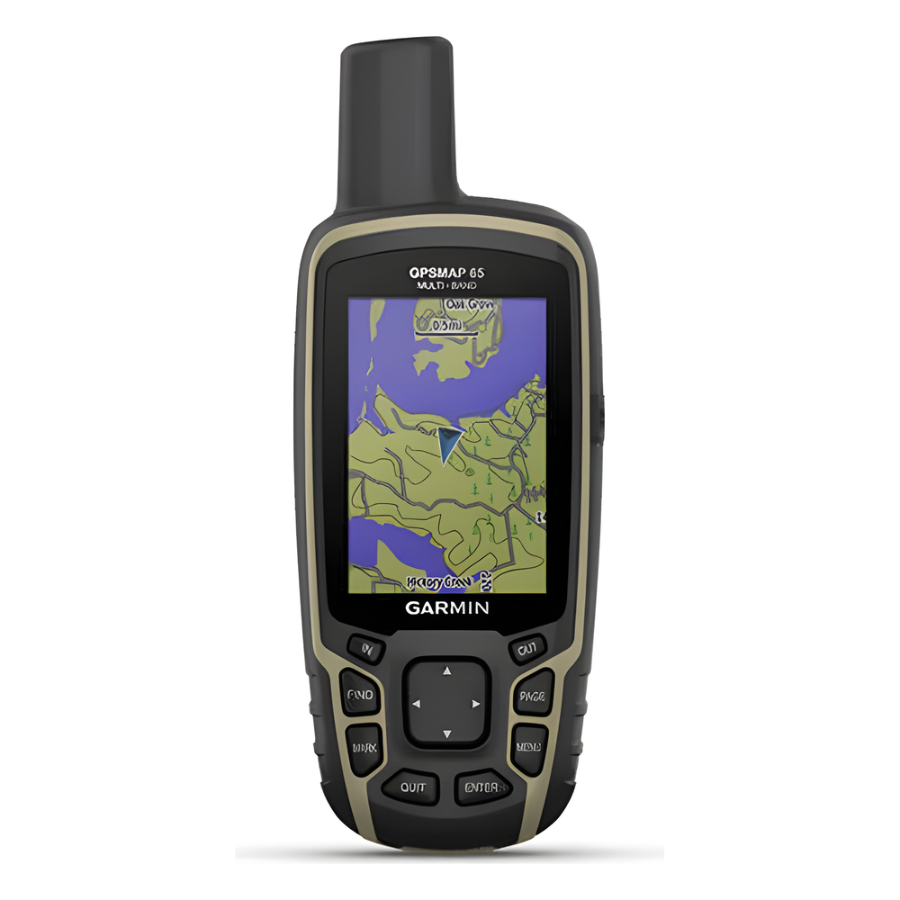 GPS Portátil GPSMAP 65 / con Pantalla a Color / Almacenamiento Interno de Hasta 5,000 Puntos / Memoria Interna de 16 GB / Resistente al Agua IPX7