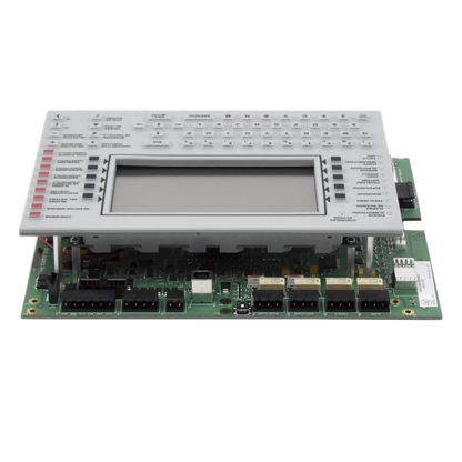 Unidad central de procesamiento con pantalla LCD de 640 caracteres y teclado QWERTY, en español, para panel de detección de incendio NFS2-3030