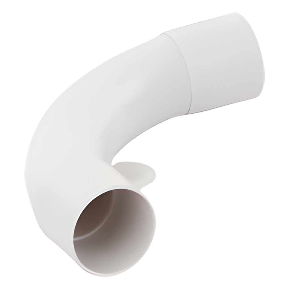 Curva de radio estrecho para tubería rígida, recomendado para cables de datos, PVC Auto-extinguible, de 32 mm