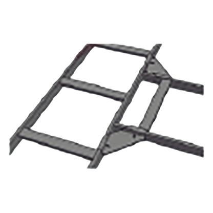Kit Para Derivaciones y Cambios de Dirección Tipo "T" para Escalera Tubular de 1.5" de Peralte y 12" de Ancho, Acabado con Pintura Epóxica Color