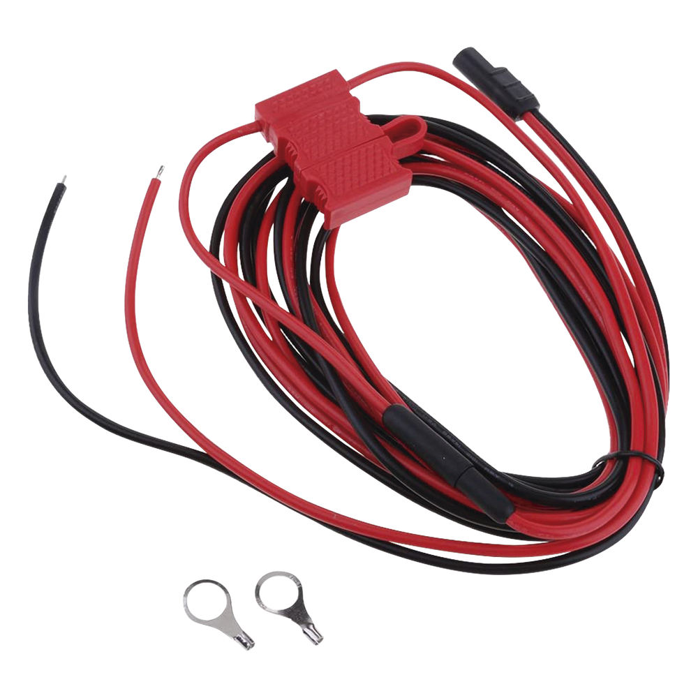 Arnés de Corriente 12 V / 20 A con Portafusible y Fusible de 15 A / Cable 3 m (9.8 ft) Calibre 14 AWG / Radios Móviles Motorola GM300, PRO3100