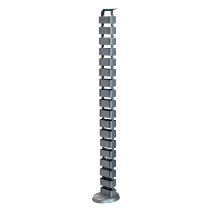 Organizador de Cables Vertical Articulado, Ideal para Llevar los Cables del Piso a Mesa o a la Cubierta del Escritorio de Manera Segura