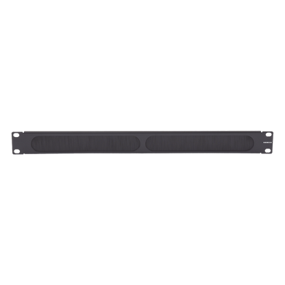 Tapa Ciega para Rack de 19in, Tipo Cepillo de Nylon, para Paso de Cables y Mejor Manejo Térmico, Color Negro, 1UR