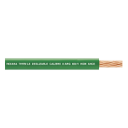 Cable THW-LS / Calibre 12 AWG / 19 Hilos / Color Verde / Bobina 100 m (328 ft)