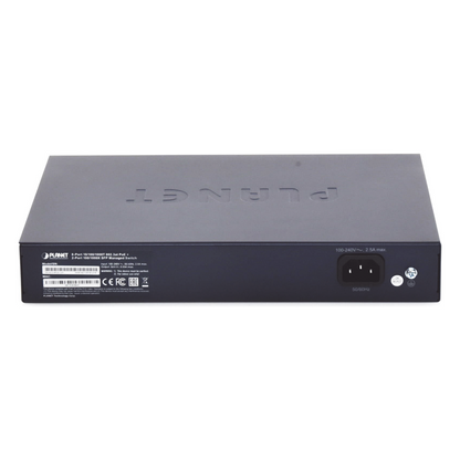 Switch Administrable Capa 2, 8 Puertos PoE 802.3af/at Gigabit, 140 W Max, 2 Puertos SFP, Modo Extendido Hasta 250 m, Soporta Administración en Nube
