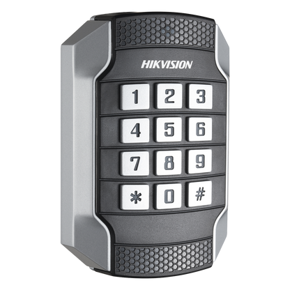 Lector de Tarjetas MIFARE y Contraseñas / Wiegand W26 - W34 y RS-485 / IP65 / IK10 / Estetico y Facil de Utilizar / Indicador LED
