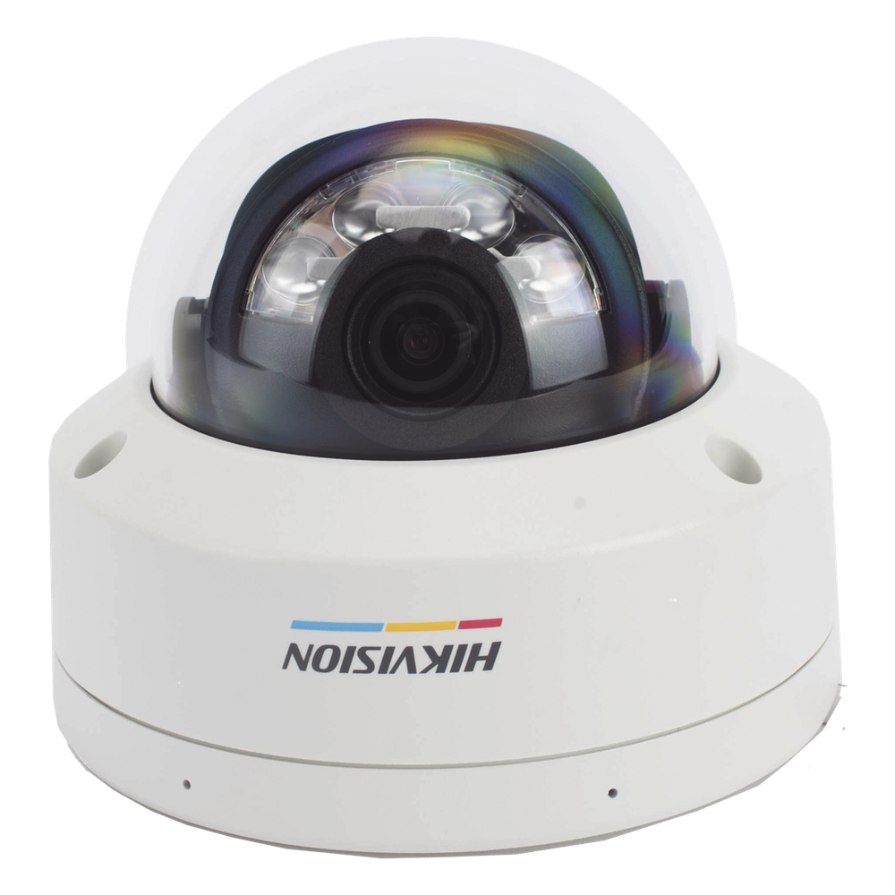 [ColorVu 3.0 + MD 3.0] Domo IP 6 Megapixel / Lente 2.8 mm / 30 mts IR + 30 mts Luz Blanca / Micrófono Integrado / Motion Detection 3.0 / Exterior
