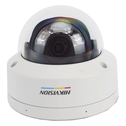 [ColorVu 3.0 + MD 3.0] Domo IP 6 Megapixel / Lente 2.8 mm / 30 mts IR + 30 mts Luz Blanca / Micrófono Integrado / Motion Detection 3.0 / Exterior