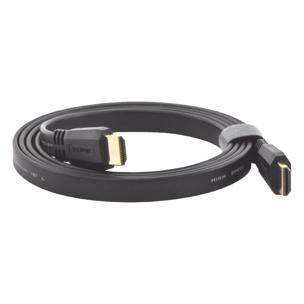Cable HDMI 2.0 Plano de 1.5 Metros (4.92 Pies) / 4K@60Hz / HDR / 3D / HEC (Canal Ethernet HDMI) / ARC (Canal de Retorno de Audio / Color Profundo de