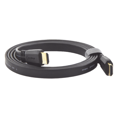 Cable HDMI 2.0 Plano de 1.5 Metros (4.92 Pies) / 4K@60Hz / HDR / 3D / HEC (Canal Ethernet HDMI) / ARC (Canal de Retorno de Audio / Color Profundo de