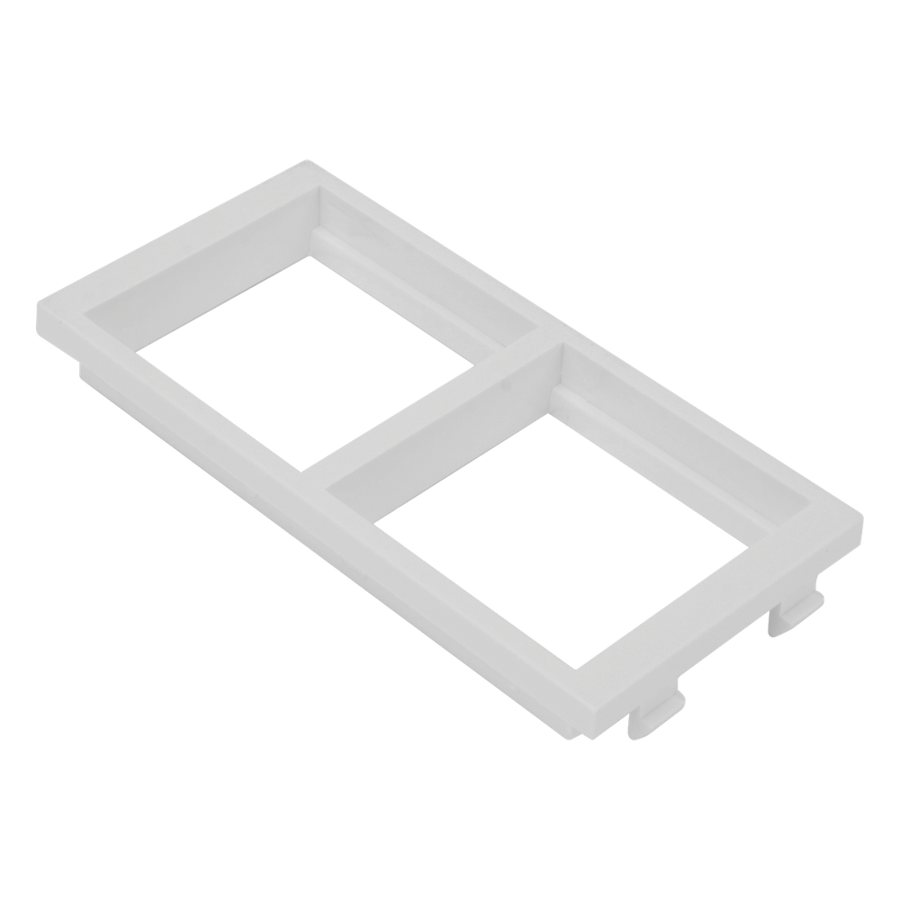 Placa Adaptadora Para Instalar Módulos en Cajas Para Piso Falso SM-CPF-2, SM-CPF-4, SM-CPF-6 y Para Pavimento SM-CPAV-2 y SM-CPAV-4
