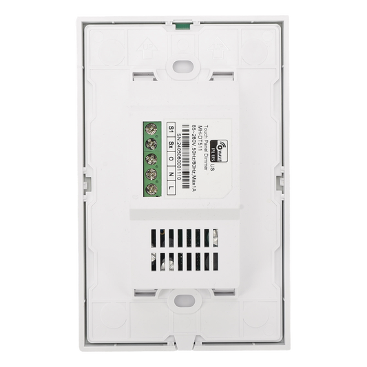 (ZWAVE) Dimmer panel táctil touch inalámbrico Zwave Plus. Compatible con Hubitat HC8, Álula M2M, otros