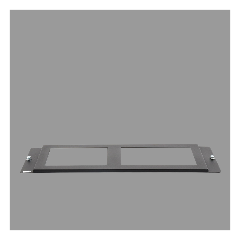 Placa de vestidura para chasis CA-1 con DVC-EM, DVC-KD y micrófono CMIC-1, en gabinetes NOTIFIER serie CAB-4