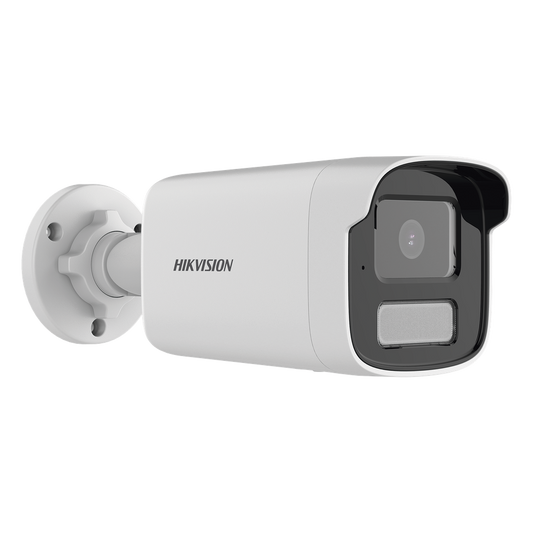 [Dual Light] Bala IP 8 Megapixel (4K) / Lente 4 mm / 50 mts IR + 50 mts Luz Blanca / Micrófono Integrado / ACUSENSE Lite / Exterior IP67 / H.265