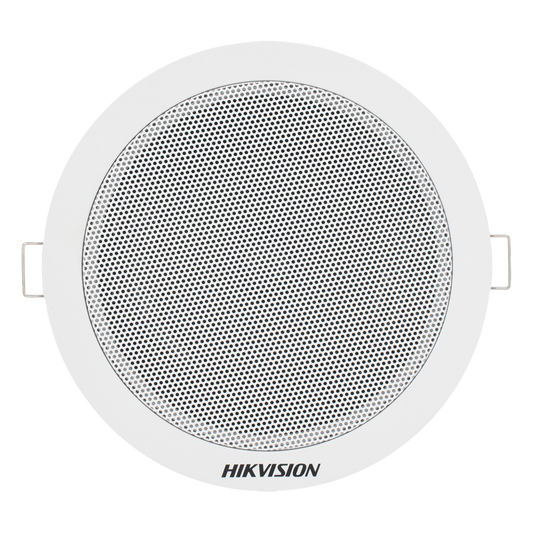 Altavoz Montaje en Plafón | 6 Watts | 100 V | Rejilla de Metal | Color Blanco | Uso Interior